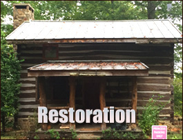 Historic Log Cabin Restoration  Orrville, Ohio